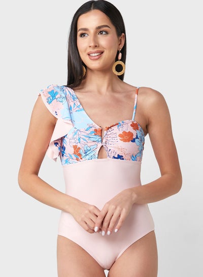 Buy Printed Floral Swimsuit in UAE