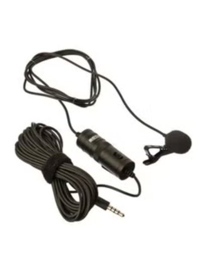 Buy Lavalier Stereo Clip Microphone By-M1 Black in Egypt