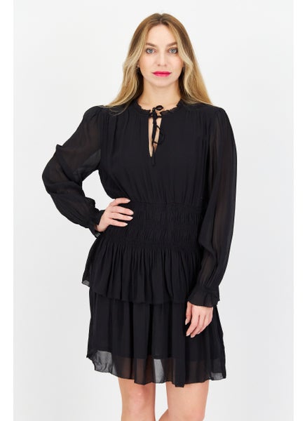 اشتري Women Palin Casual Mini Dress, Black في الامارات