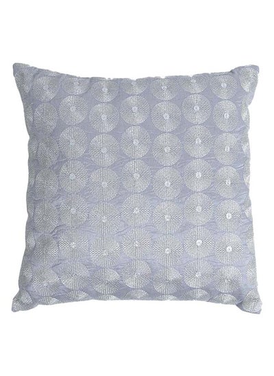 Buy Westyn Cushion, Grey & Silver - 40x40 cm in UAE