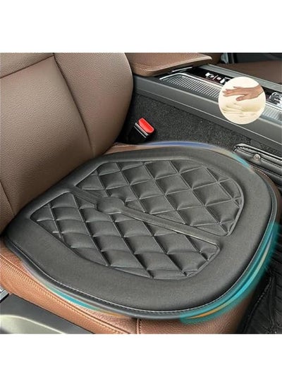 Buy Memory Foam Car Seat Cushion for Comfort and Pain Relief - Black in UAE