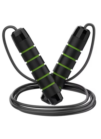 Buy SportQ Premium Quality Tangle Free Training Rope, Smart Foam Handles with Ball Bearing - Perfect for Speed ​​and Endurance Training Jump Rope in Egypt