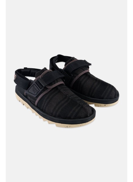 Buy Men Beatnik Velcro Closure Sandals, Black in Saudi Arabia