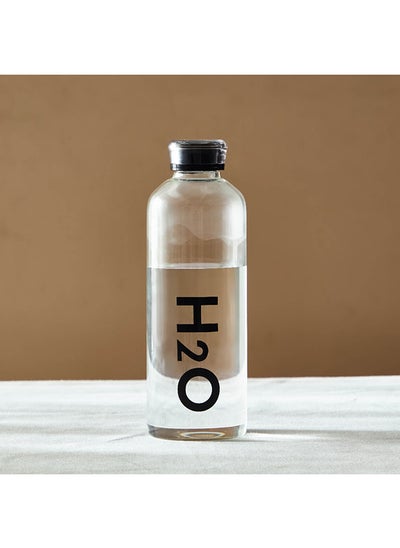 Buy Orchid Borosilicate Glass Bottle 7.8 x 27 x 7.8 cm in UAE