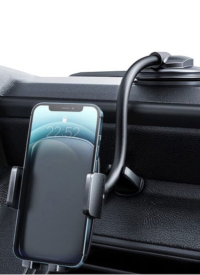 Buy Cell Phone Holder for Car Phone Mount Long Arm Dashboard Windshield Car Phone Holder Strong Suction Anti-Shake Stabilizer Phone Car Holder Compatible with All Phone Android Smartphone in Saudi Arabia