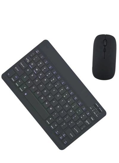 Buy Wireless Keyboard Ultra Thin Portable Keyboard For Laptop PC Notebook Tablet Phone in Saudi Arabia