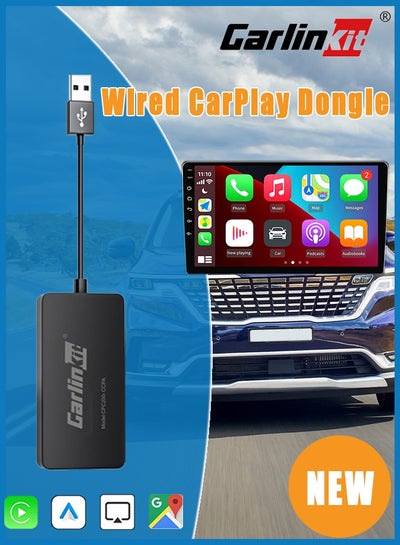 CarlinKit USB Wireless CarPlay Dongle Wired Android Auto AI Box ...