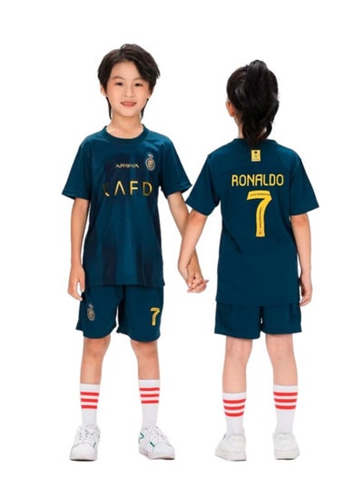 Buy M MIAOYAN Ronaldo's new Riyadh victory away children's football jersey in Saudi Arabia