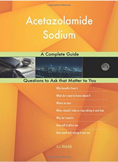 اشتري Acetazolamide Sodium; A Complete Guide by G J Blokdijk Paperback في الامارات