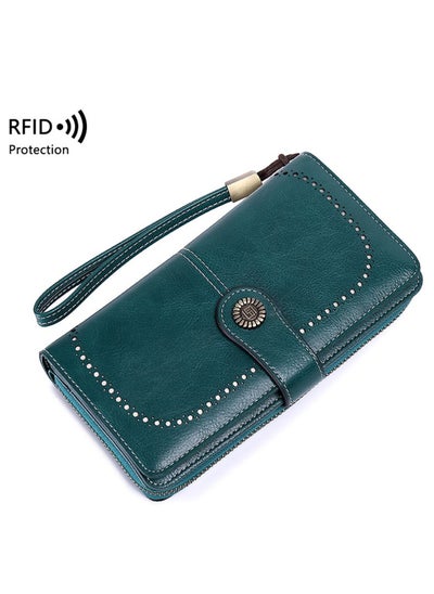 Buy Ladies Antimagnetic Large Capacity Multifunctional Long Wallet in Saudi Arabia