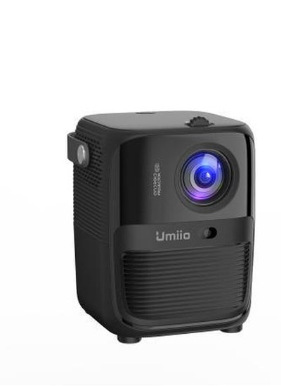 Buy Umiio Q2 Bluetooth 5M Projection Distance1080P Resolution Portable Outdoor Movie Projector Compatible With Smartphone HDMI USB in UAE