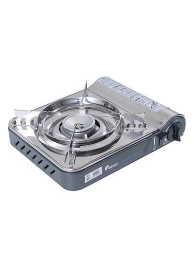 Buy Maxsun, Portable gas stove for travel and trips, Outdoor cooking gas stove, Silver, Size 32.9*27.7*10.1 Cm in Egypt