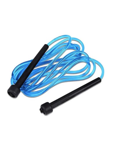 اشتري SportQ Lightweight Jump Rope for Fitness and Exercise - Adjustable Jump Ropes with Plastic Handles - Tangle Free for CrossFit, Gym, Cardio and Endurance Workout في مصر