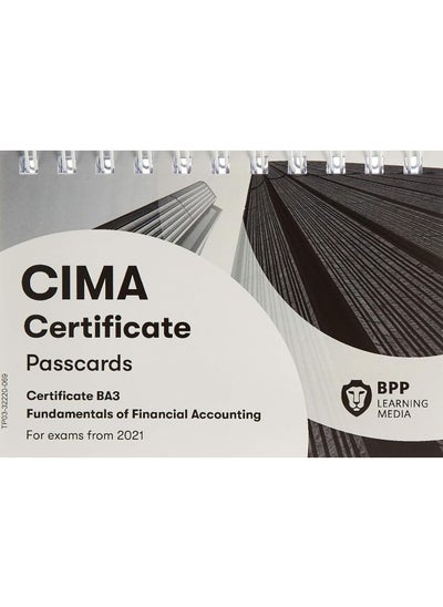 Buy CIMA BA3 Fundamentals of Financial Accounting: Passcards in UAE