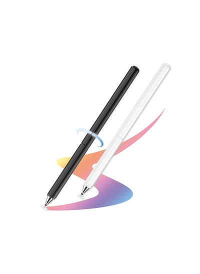 اشتري Stylus Pens, Passive Stylus Pen, Universal High Sensitive & Precision Capacitive Disc Tip Touch Screen Pen Stylus, iPad Pencil, Compatible with iPhone/iPad/Samsung/Galaxy/Computer/FireTablet في السعودية