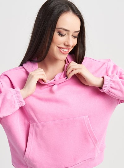 Buy Hailys Women's Sweatshirt , Pink in UAE