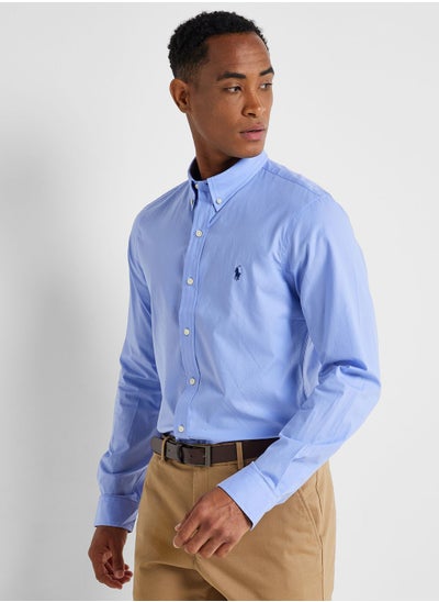 Buy Logo Slim Fit Shirt in Saudi Arabia