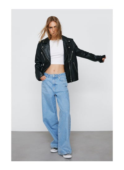 Buy Denim Wide Leg Baggy Jeans in Saudi Arabia