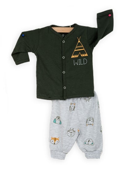 Buy Baby Set Pants & Cardigan long sleeves in Egypt