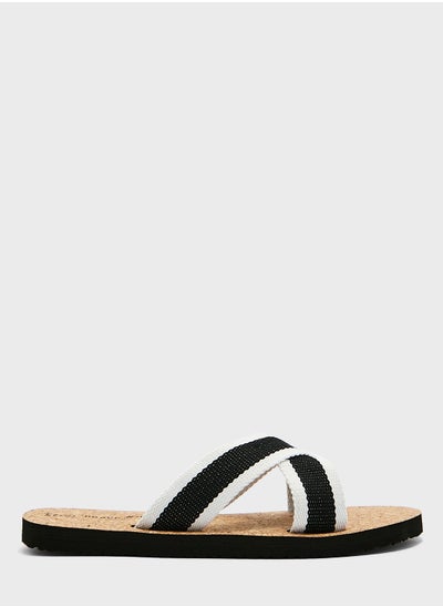 Buy Drew Cross Strap Sandals in Saudi Arabia