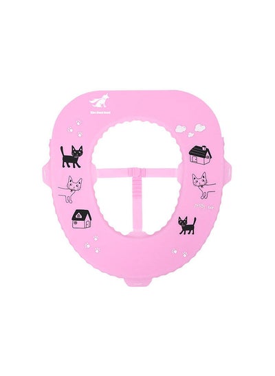 اشتري Portable Foldable Potty Seat Baby Toilet Seat with Ergonomical Design Cute Pattern for Standard Toilet Travel Home Use Baby Toddlers في الامارات