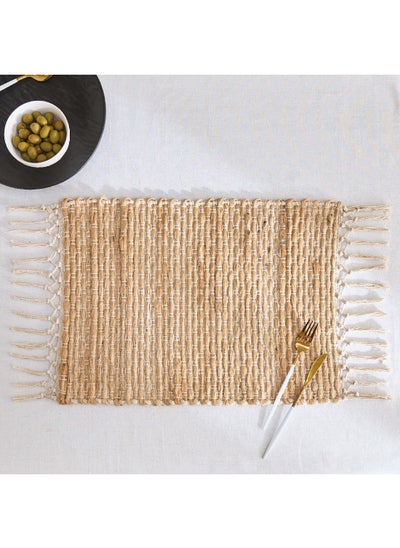 اشتري Jute Cotton Woven Placemat 35 x 48 Cm في الامارات