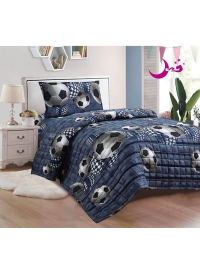 Buy 3-Piece Compressed Comforter Set Microfiber in Saudi Arabia