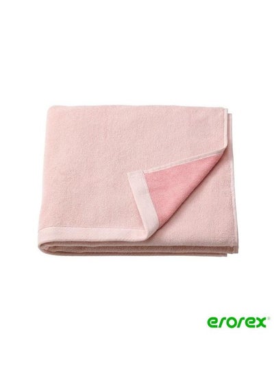 Buy Bath towel pink mélange 70x140 cm in Saudi Arabia