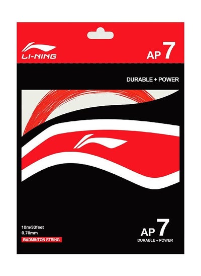 Buy Ap - 7 Badminton String - Red in UAE