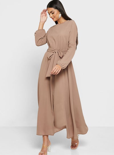 Buy Belted Relaxed Dress in Saudi Arabia
