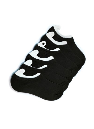 Buy 6 pairs of  socks, black color in Egypt