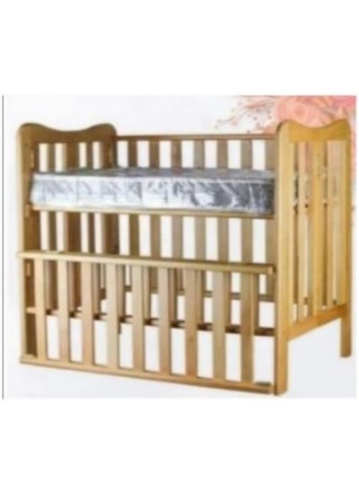 Buy Baby Beech Wood Bed - 2 Flat - Beige in Egypt