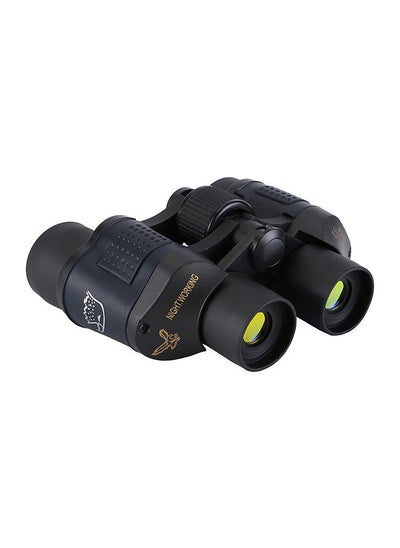 اشتري 60x60 Binoculars Compact Waterproof Binocular Telescope with Low Light Night Vision Carrying Bag Lanyard Cleaning Cloth for Concert Sports Events Wildlife Bird Watching في الامارات