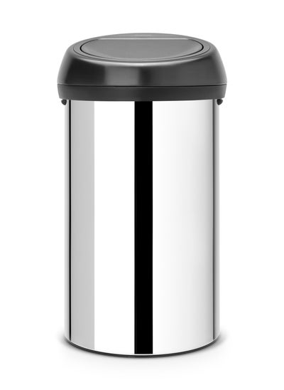 Buy Touch Bin, 60 litre - Brilliant Steel in UAE