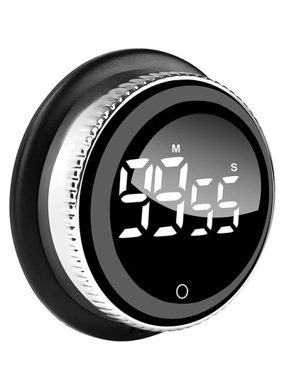 اشتري Digital Kitchen Timer, Cooking Timer, Alarm Timer With Large Led Display and Brightness, Easy to Use for Children and Elderly, Adjustable Volume, Suitable for Cooking, Work, Exercise في السعودية