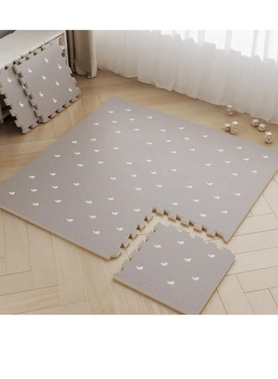 Buy Baby Puzzle Mat, Soft Non-Toxic & Cool Feeing Double Sided Design,Thicken Squares XPE Foam Floor Mats for Kids Toddler Interlocking Tiles for Baby Room, Nursery, Playroom in UAE