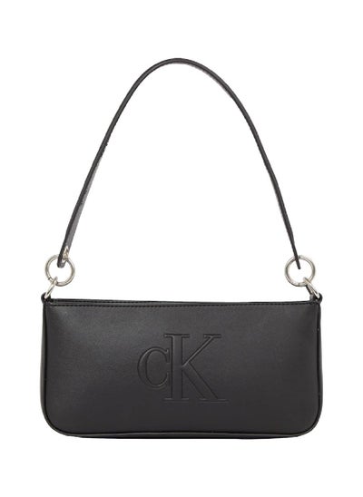 Buy Women's Shoulder Bag, Black - faux leather in Saudi Arabia