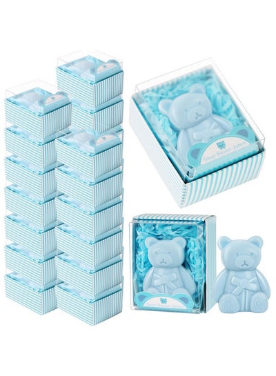 اشتري 30 Pack Baby Shower Favors Soaps Bridal Shower Favors Bulk Wedding Soap Gifts Handmade Blue Gift Boxed Little Bear Scented Soap Favors For Baby Shower Wedding Bridal Shower في السعودية