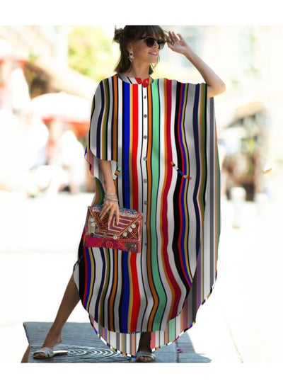 اشتري Beach Printed Robe Sunscreen Cover في الامارات