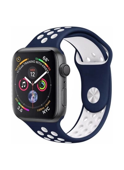 Buy Silicone Sport Band for Apple Watch 41mm 40mm 38mm, Soft Replacement Wrist Strap Compatible with iWatch Series 8/7/6/ SE/ 5/4/3/2/1 in Egypt