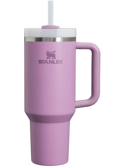 اشتري Stanley Quencher H2.0 FlowState Stainless Steel Vacuum Insulated Tumbler with Lid and Straw for Water, Iced Tea or Coffee,Smoothie and More,40 oz في الامارات