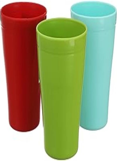 اشتري Eco Plast Cups Set Plastic - MulticolorEco Plast في مصر