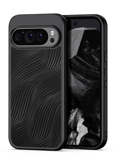 Buy DUX DUCIS Aimo Series Cover for the Google Pixel 9 / 9 Pro mobile phone slim, transparent matte cover made of TPU, polycarbonate, polypropylene, silicone - Black in Egypt