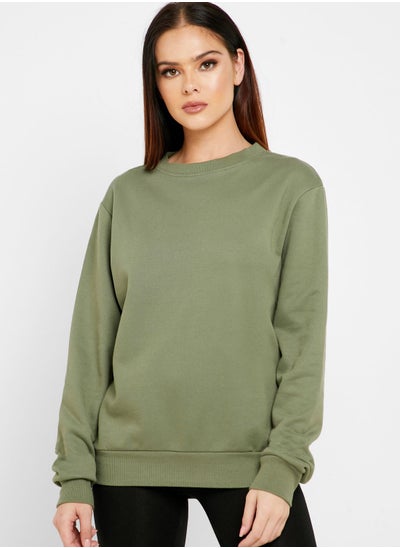 Buy Essential Crew Neck Sweatshirt in Saudi Arabia