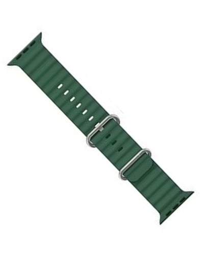 Buy Silicone Strap for X8 Ultra Smart Watch, 42-49mm - Olive in Egypt