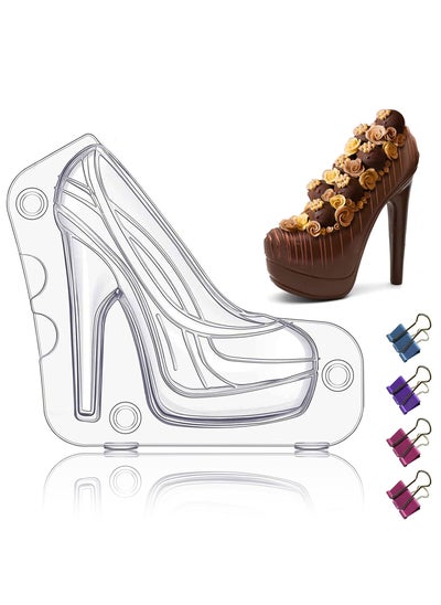 Buy High Heel Chocolate Mold, 3D Shoe Candy Mold, Birthday Cake Molds, Chocolate Platform High Heel Mold, Large Chocolate Molds, 3D Fondant Heel Mold in UAE