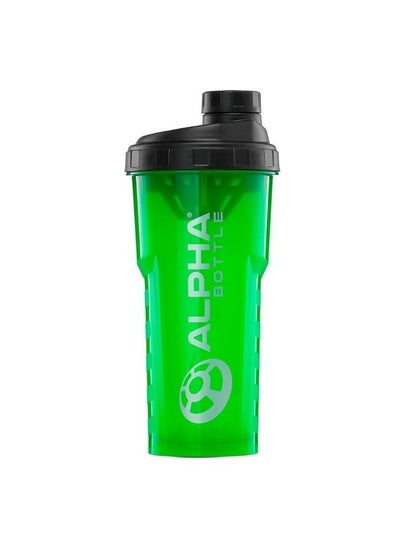 اشتري Anti-Bacterial Shaker, With flip flop lid leakproof plastic water bottle for Gym, yoga, sports, yoga, travel,700ML ,green. في مصر