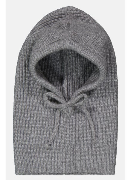 Buy Women Knitted Snood, Grey in UAE