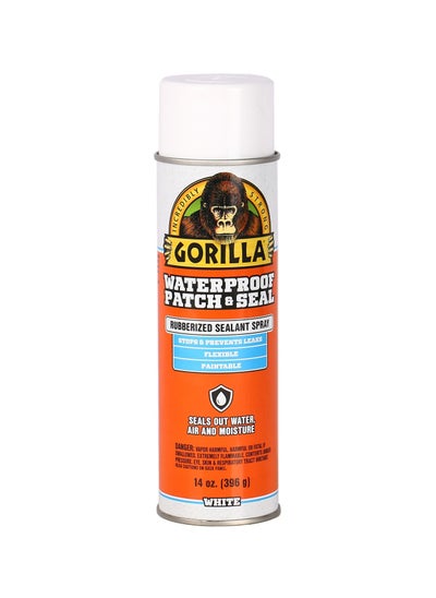 اشتري Gorilla Waterproof Patch & Seal Spray, White, 14 Ounces (Pack of 1) في الامارات