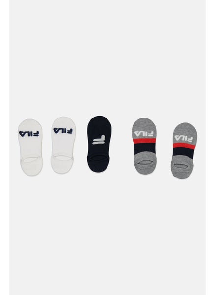 اشتري Kids Boy 5 Pair Invisible Socks, Grey/White/Navy في الامارات